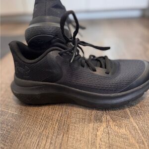 Under Armour Kids Black Athletic Sneakers